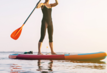 Paddle boarding