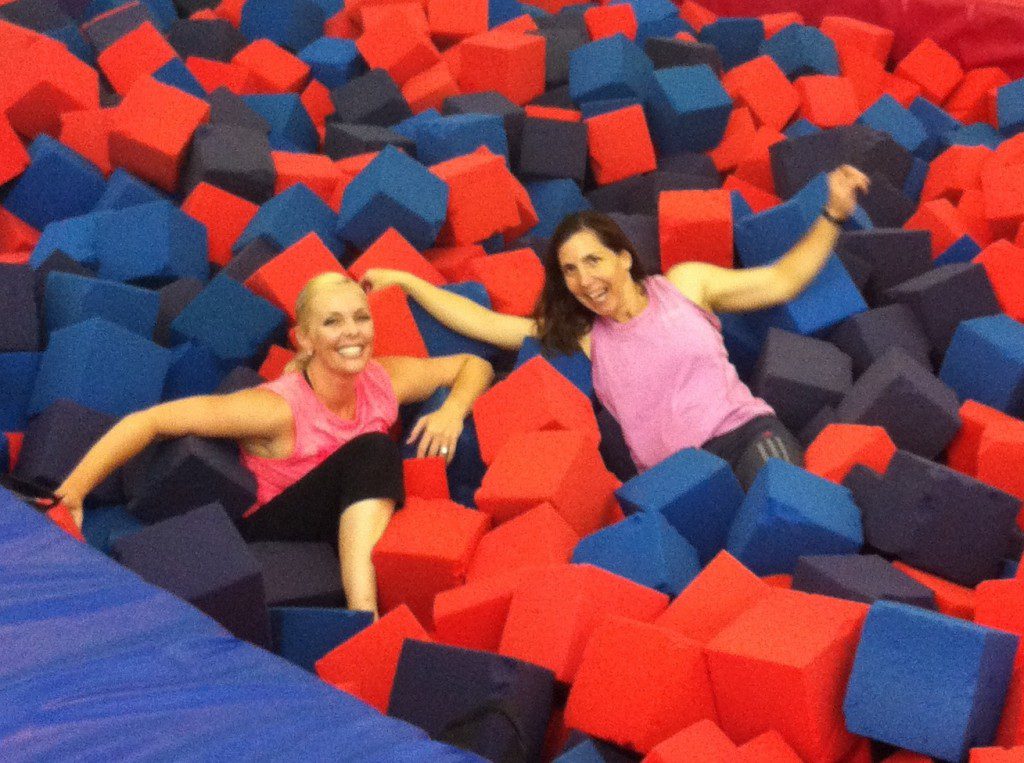 Gymnastics foam pit