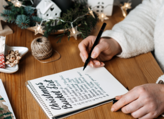 Christmas bucket list.