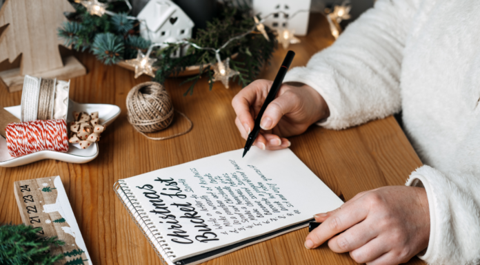 Christmas bucket list.