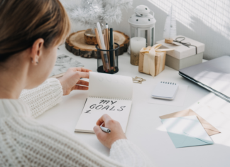 Setting goals and resolving to do better.