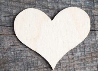 A Paper Heart A paper heart for Valentine's Day.