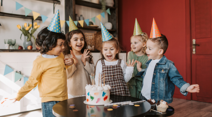 5 Simple Rules to Planning a Birthday Party Kids at a birthday party.