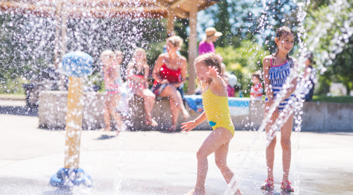 Water play date.