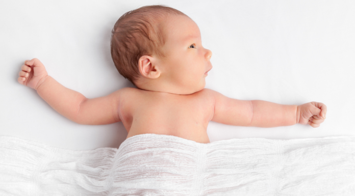 A newborn baby.