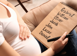 A list of popular baby names.