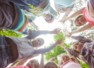 Why I Still Go to Camp {in honor of World Aids Day} Kids at a camp.