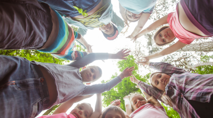 Kids at a camp.