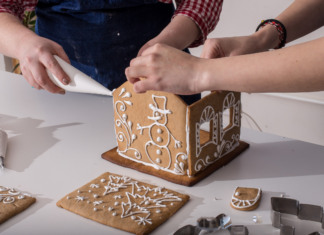 Gingerbread houses.