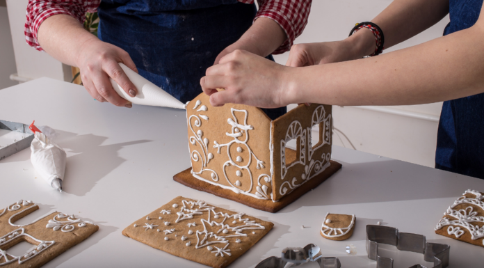 Gingerbread houses.