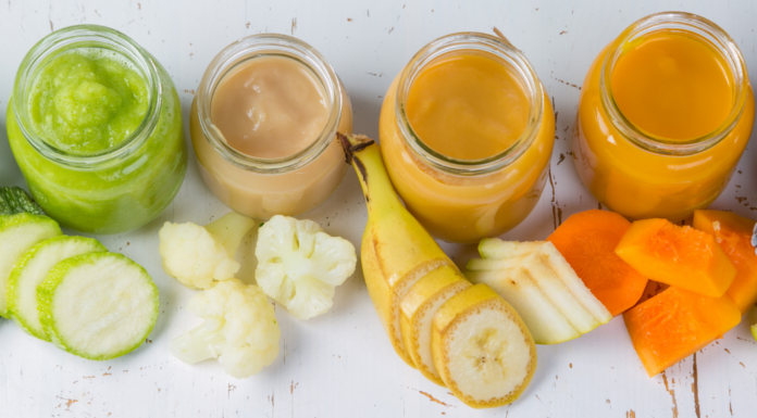 Making your own baby food.