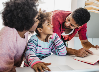 Parenting – Nailed it! A family working together.