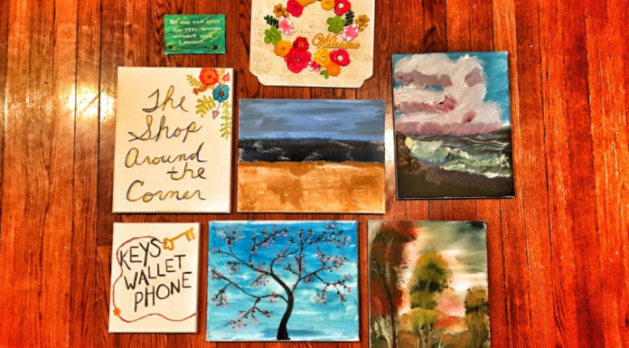 Canvas painting party ideas.