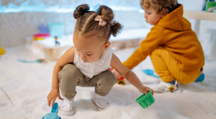 Children having a play date.