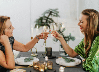 Moms on a date.