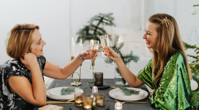 Moms on a date.