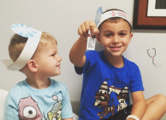 We Needed Care and AFC Urgent Care Was There Two boys at AFC Urgent Care.