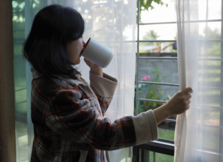 The Quiet Hour: Taking Back Time Drinking coffee during quiet time looking out the window.