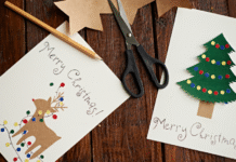 Handmade Christmas cards.