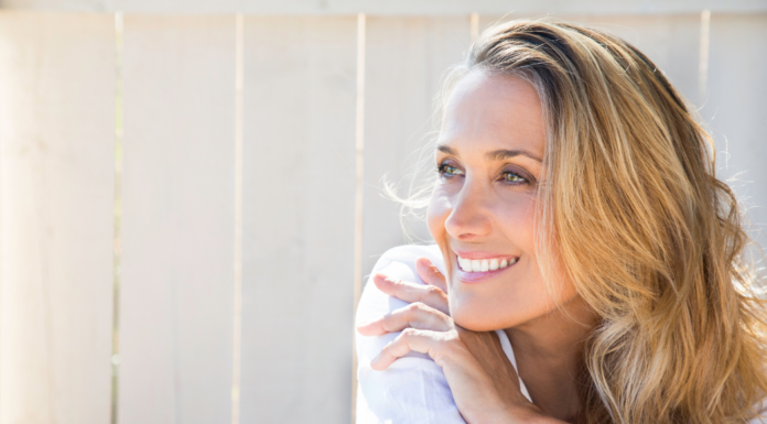 A woman turning 40.