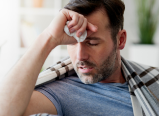Man Flu: A PSA A man with the flu.