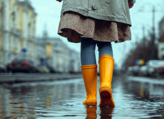 Take a Step Back & Put It In Perspective Walking in the rain.