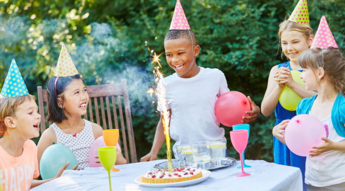 A kids' birthday party.