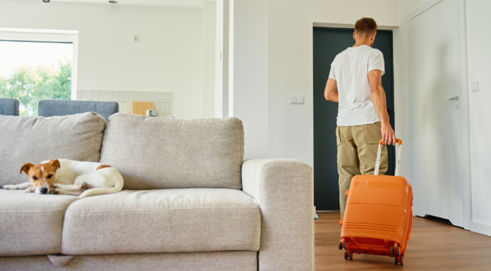 Survival of the Fittest: When Your Spouse Travels Dad leaving to travel for work.