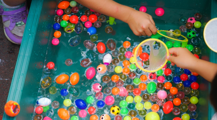 Water play.