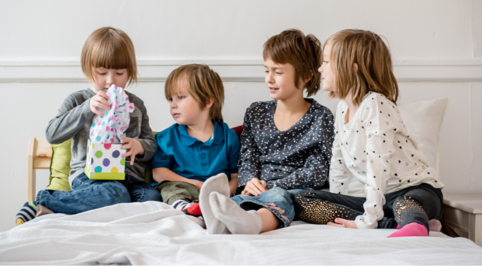 having 4 kids