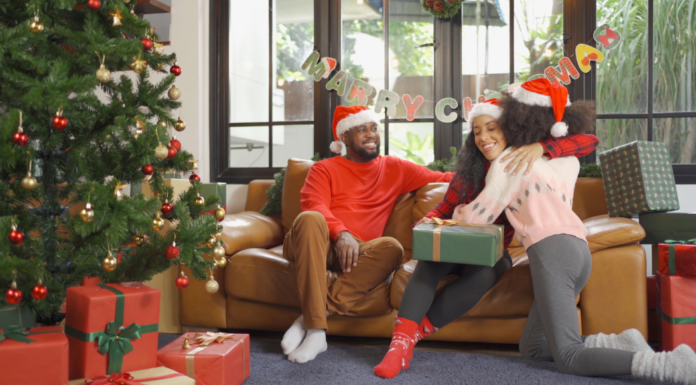 Celebrating Christmas with your family.