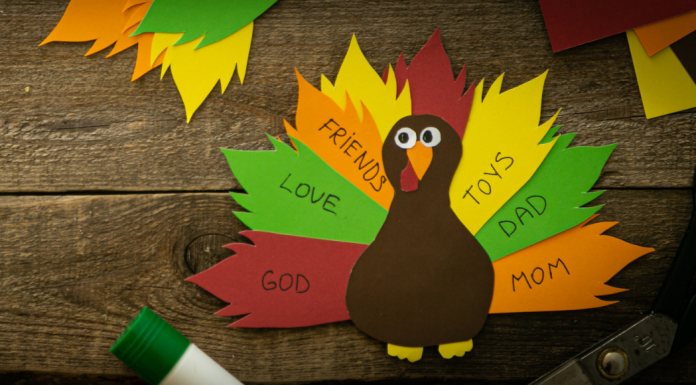 A Thankful Turkey craft.