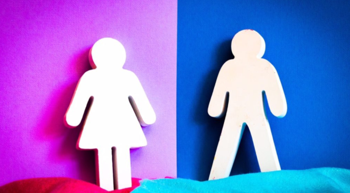The colors and symbols of gender.