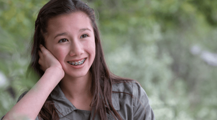 A beautiful tween girl.