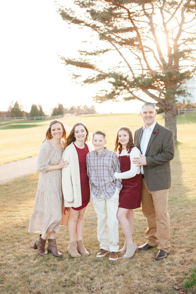 look better in pictures with my family