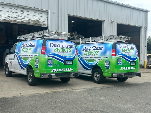 Duct Clean Effects, LLC trucks. 