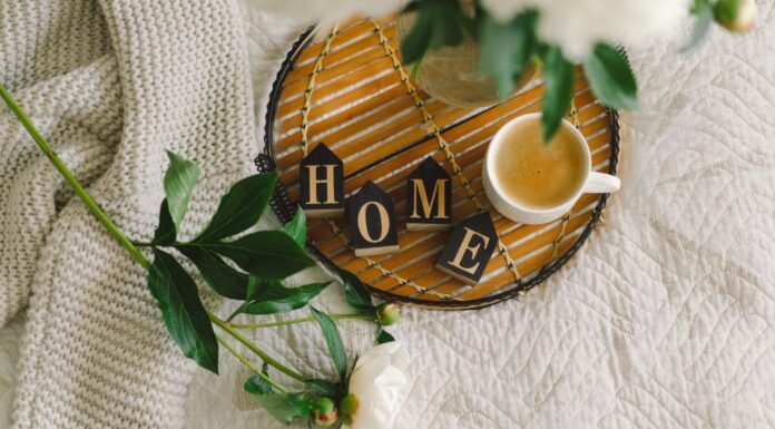 Creating a comfy and cozy home.