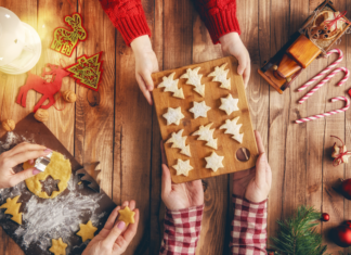 The Holiday Feels Making holiday cookies.