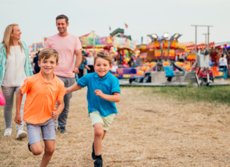 2026 Summer Fairs and Festivals in & Around Fairfield County A family at a summer fair.