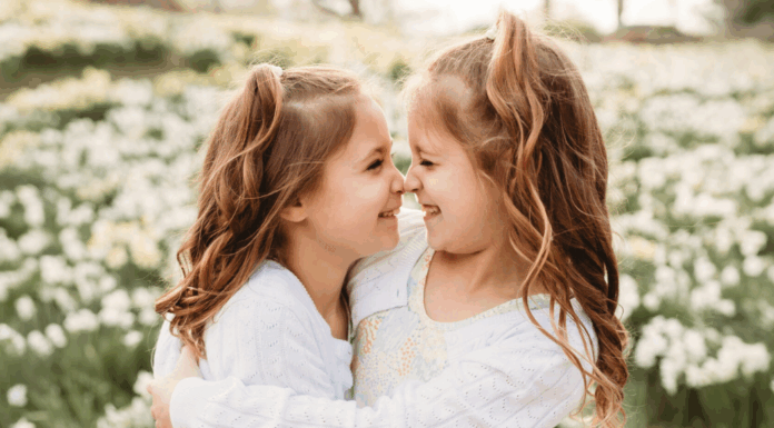 A Note to My Children’s Second Grade Teachers Twin girls embracing.
