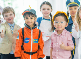 What Do You Want To Be When You Grow Up? Kids dressed up as what they want to be when they grow up.