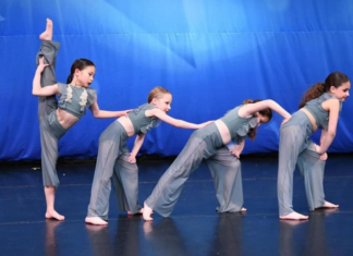Dancers in a competition.
