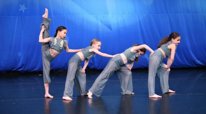 Dancers in a competition.