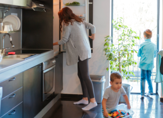 Thursdays are Hard A busy family in the kitchen.
