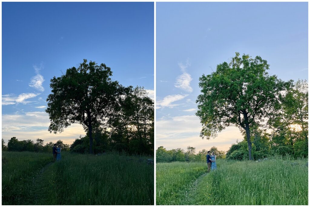 Fairfield County CT maternity session at Holcombe Hill Nature Preserve in Newtown, CT photographed by Forty Seven Moments Photography