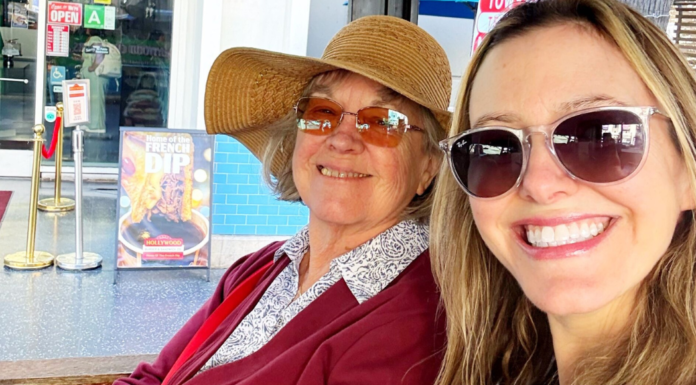 Mom and daughter.