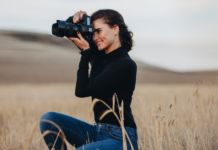 A photographer taking photos.