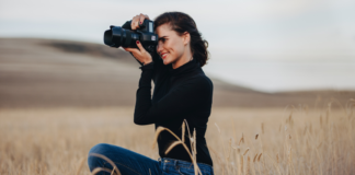 A photographer taking photos.
